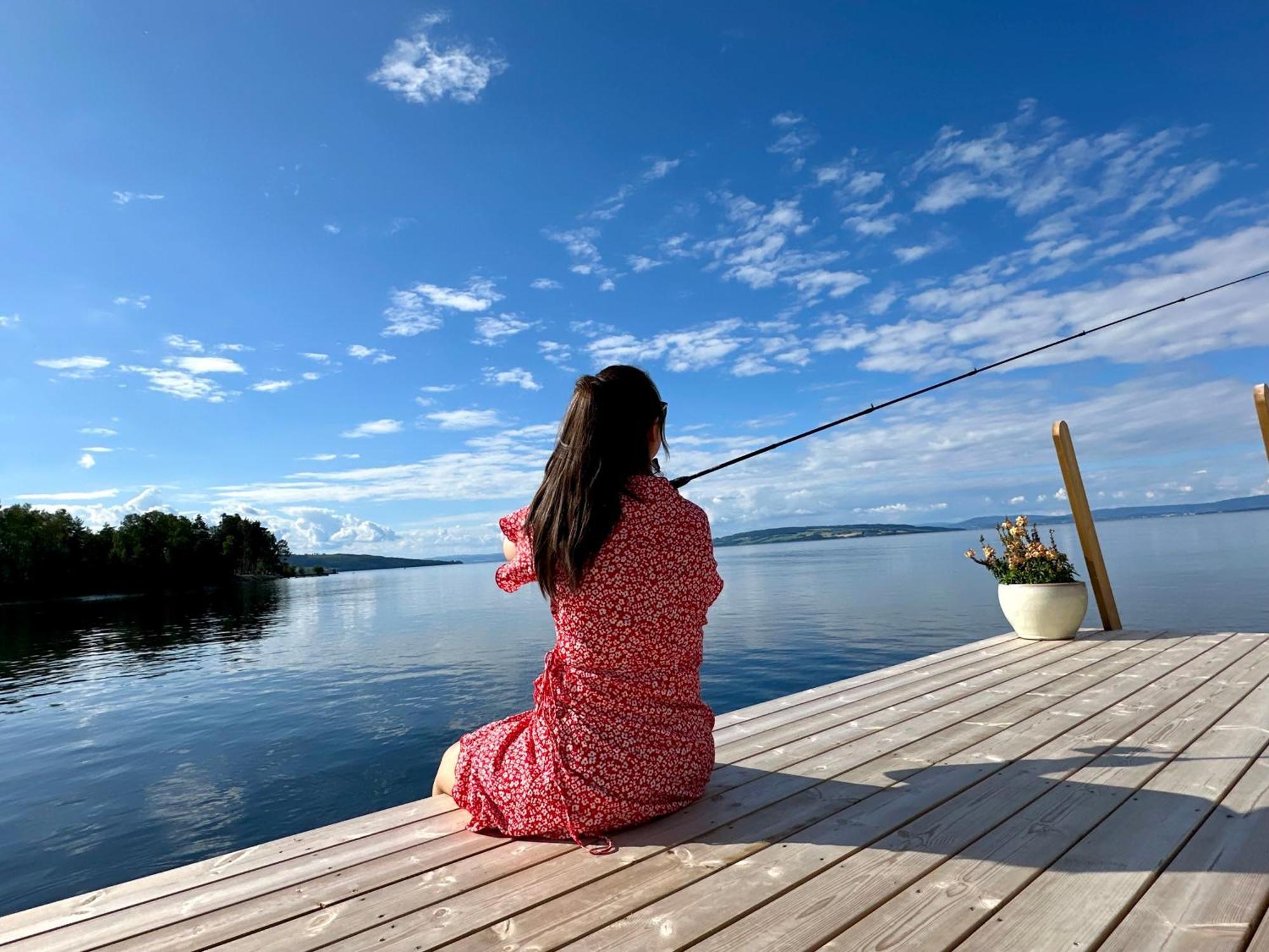 Kapteinsboligen i Evjua Skreia Exterior foto